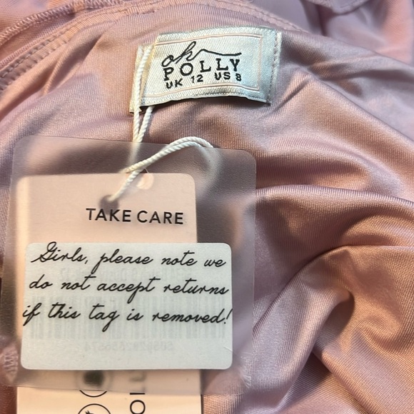 NEVALI
Bandeau Ruffle Detail Maxi Dress in Dusty Pink. NWT - Picture 4 of 6